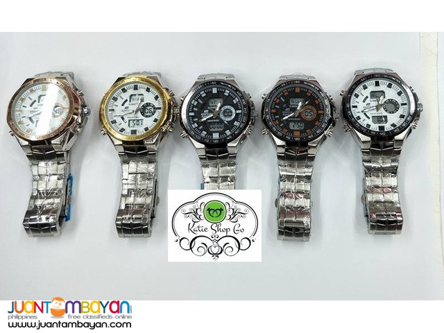 CASIO EDIFICE - G-SHOCK STAINLESS - GSHOCK EDIFICE WATCH