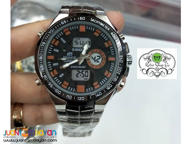 CASIO EDIFICE - G-SHOCK STAINLESS - GSHOCK EDIFICE WATCH