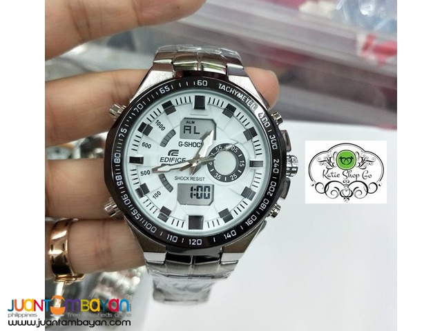 CASIO EDIFICE - G-SHOCK STAINLESS - GSHOCK EDIFICE WATCH