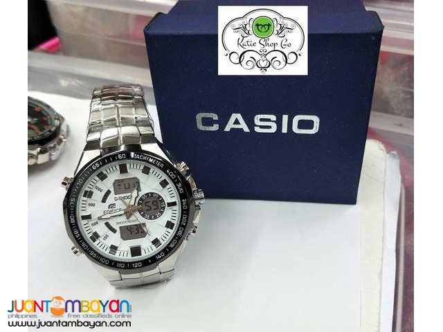 CASIO EDIFICE - G-SHOCK STAINLESS - GSHOCK EDIFICE WATCH