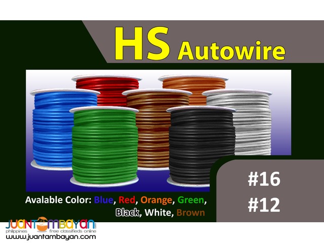 Autowire #18, #16 & #12 Autowire #18, #16 & #12