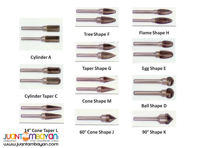 Carbide burrs Carbide burrs