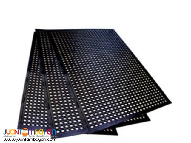 Anti-Fatigue Rubber Floor Mat QKM102 (Black)