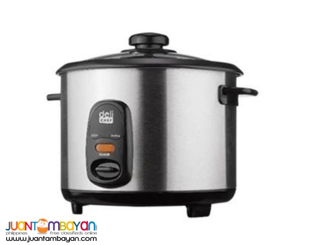 Deli Chef TGS-RC180 Rice cooker 1.8L (Silver/Black)