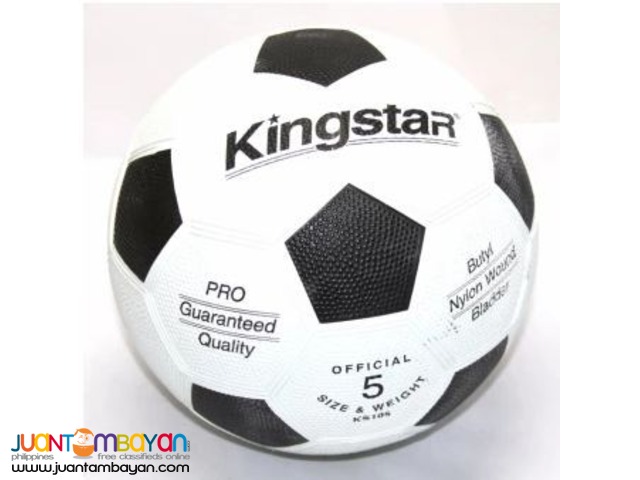 KINGSTAR Soccer Ball Rubber Size 5 (White)