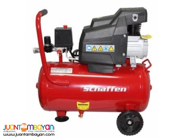 Schaffen Electric Air Compressor EZ-1525A 24L(Black/Red)