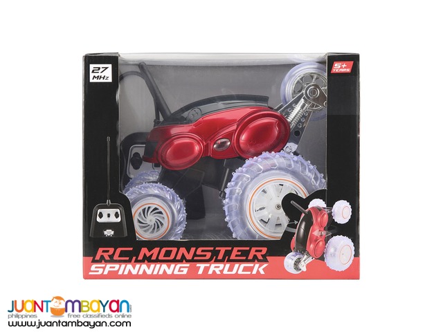 rc monster spinning truck
