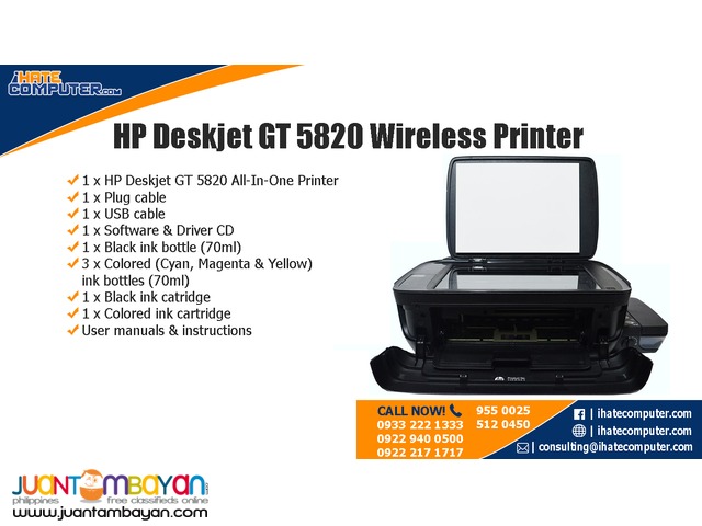 HP Deskjet GT 5820 All in One Printer Scanner 