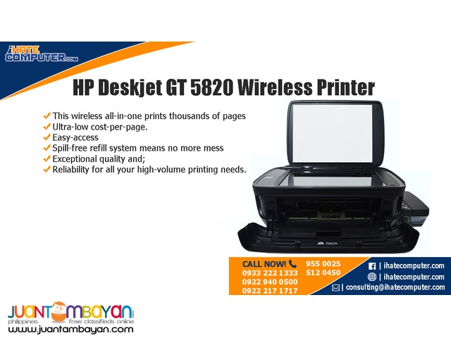 HP Deskjet GT 5820 All in One Printer Scanner 