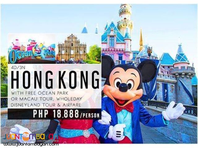 Hongkong Tour Package + Airfare