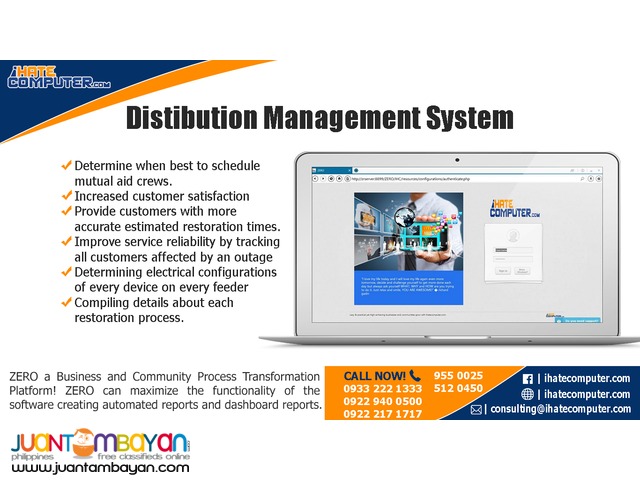 Distribution Management System by ihatecomputer.com