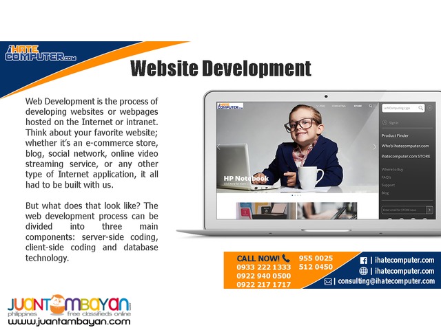 Website Development by ihatecomputer.com