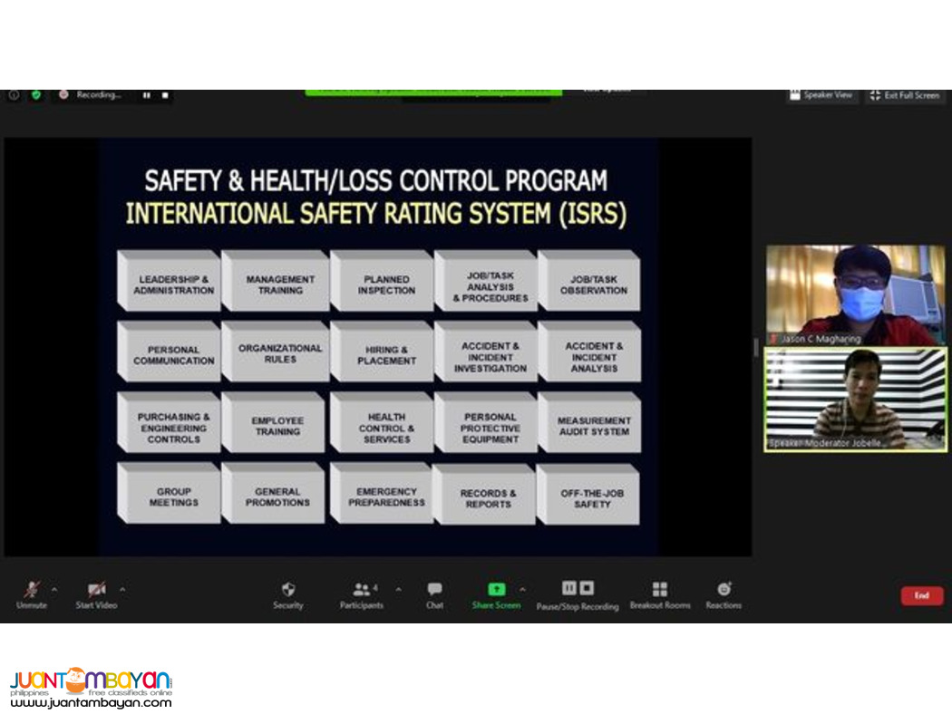 Online SPA Training SO3 Training DOLE Accredited Safety Officer 3