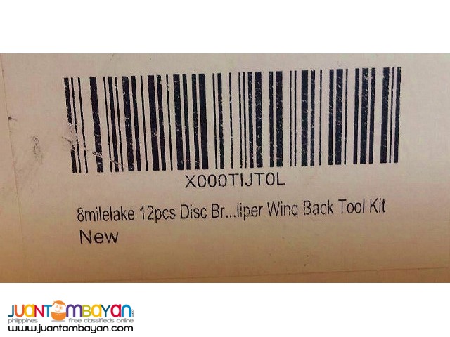 8milelake SZ6204 12-piece Disc Brake Caliper Wind Back Tool Kit