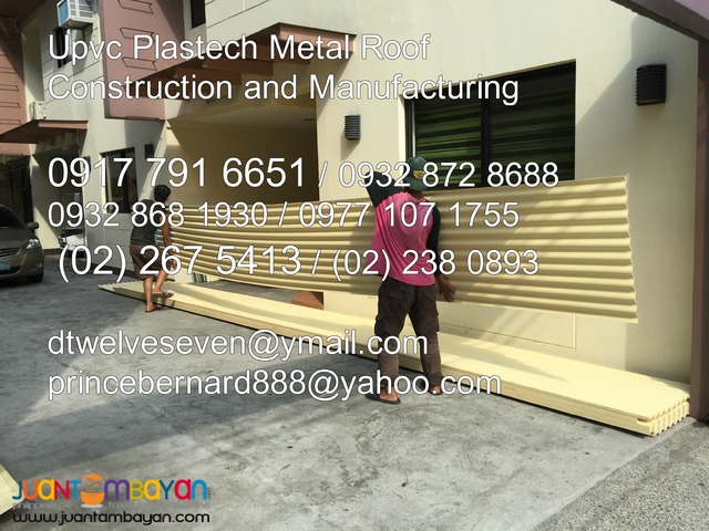 Plastech Metal Roofing Corrugated and Ribtype