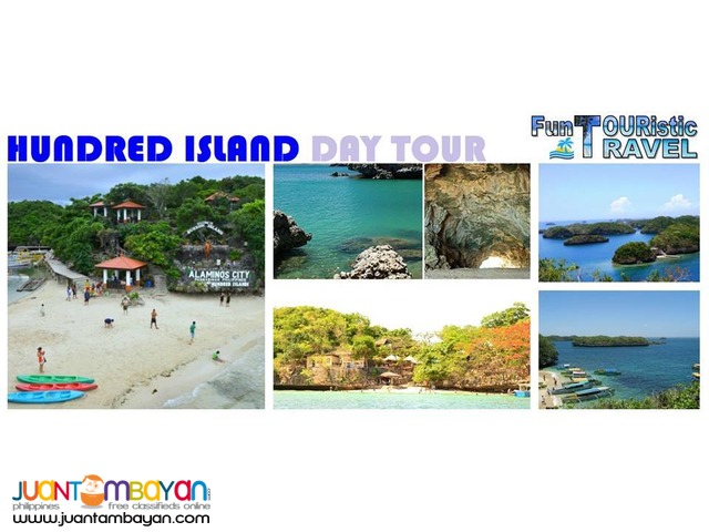 HUNDRED ISLAND, ALAMINOS PANGASINAN DAY TOUR PACKAGE