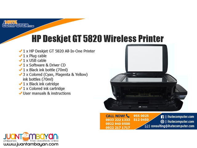 HP Deskjet GT 5820 All in One Printer Scanner