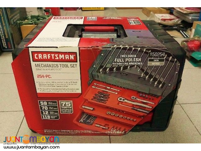 Craftsman 270-piece Mechanics Tool Set with 3-Drawer Chest