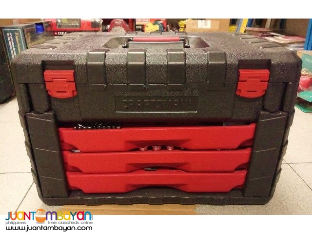 Craftsman 270-piece Mechanics Tool Set with 3-Drawer Chest