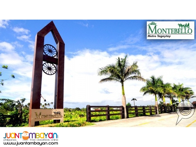 ALTA MONTEBELLO Tagaytay Lots = 7,400/sqm