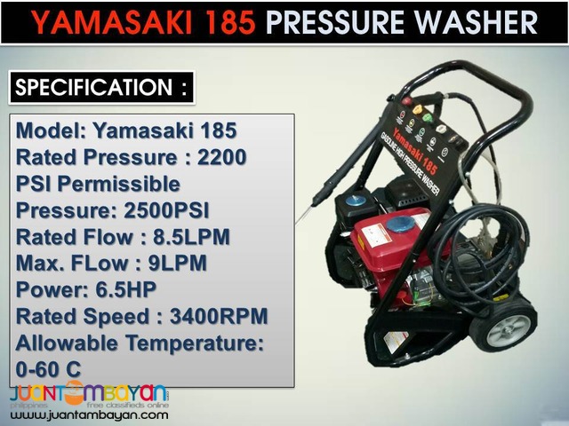 Pressure washer yamasaki 185 