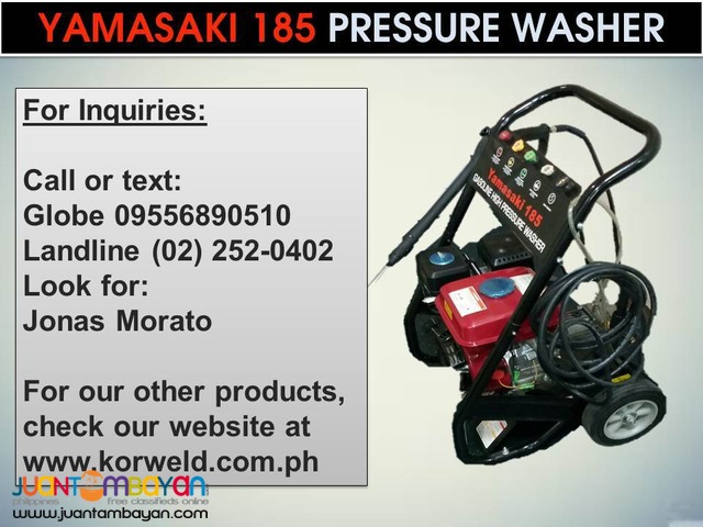 Pressure washer yamasaki 185 