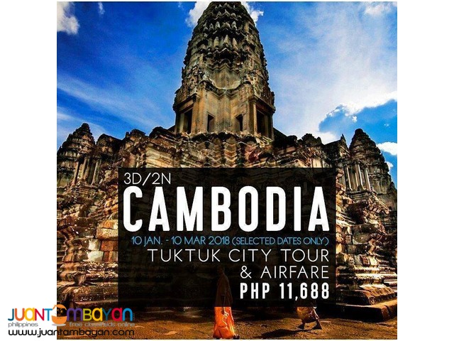 3d2n Cambodia Tour Package with Airfare 3d2n Cambodia Tour Package with Airfare