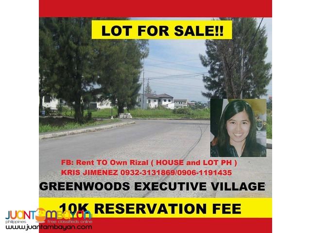 GREENWOODS EXECUTIVE VILLAGE  RESIDENTIAL lOT upto 5 yrs INSTALLMENT 
