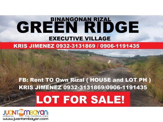 GREENRIDGE EXECUTIVE VILLAGE LOT FOR SALE