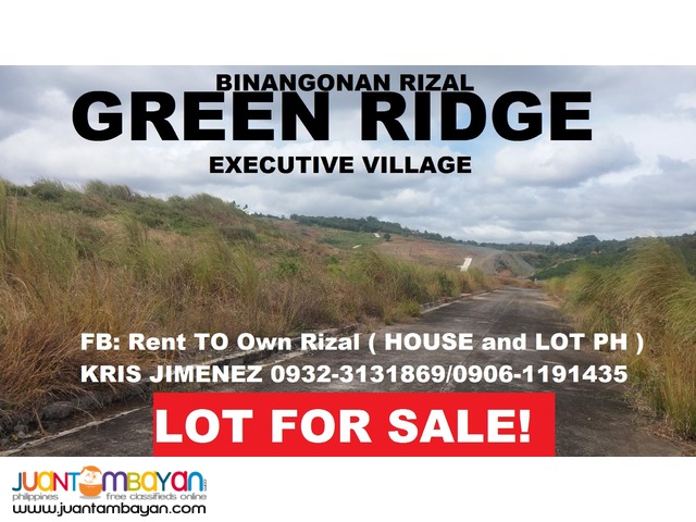 GREENRIDGE EXECUTIVE VILLAGE LOT FOR SALE