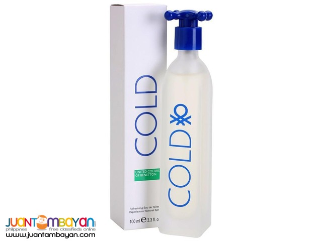 Authentic Perfume - Benetton Cold Eau De Toilette For Men 100ml