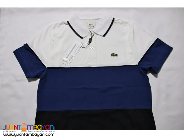 LACOSTE BLOCK PIQUE POLO SHIRT FOR MEN