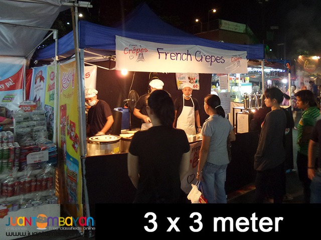 Foldable Tent Folding Canopy Retractable Christmas Bazaar Tiangge