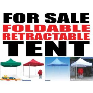 Foldable Tent Folding Canopy Retractable Christmas Bazaar Tiangge