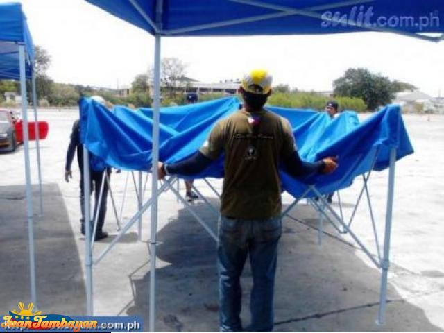 Foldable Tent Folding Canopy Retractable Christmas Bazaar Tiangge