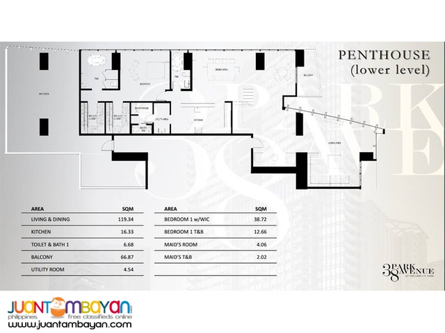 PRE-SELLING PENTHOUSE UNIT NEW YORK INSPIRED CONDO DESIGN 38 PARK