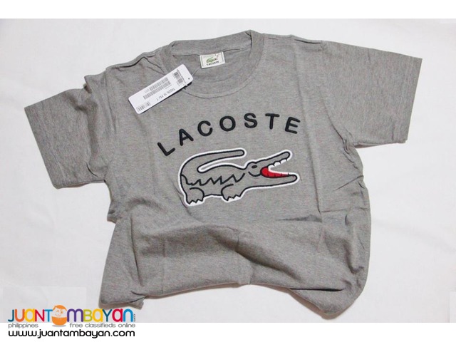 LACOSTE T SHIRT FOR MEN - LACOSTE ROUNDNECK FOR MEN - BIG CROC