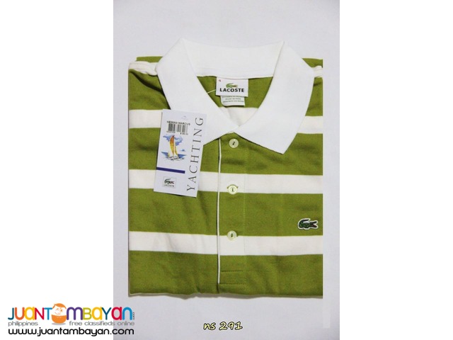 LACOSTE STRIPES FOR MEN - LACOSTE YACHTING MENS POLO SHIRT