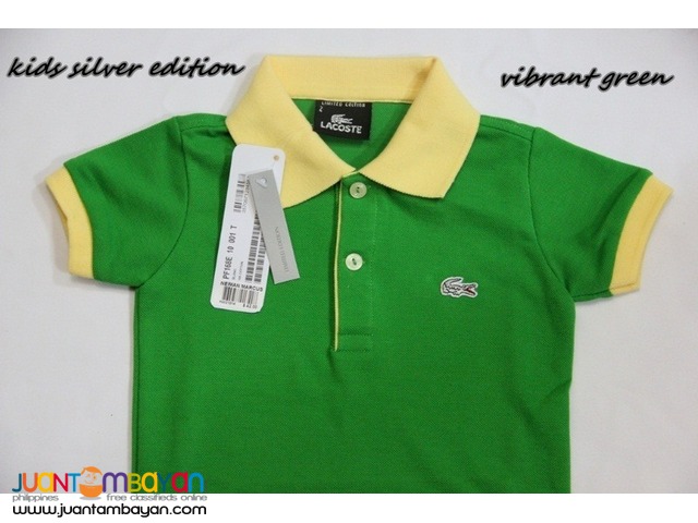 LACOSTE SILVER EDITION KIDS - LACOSTE POLO SHIRT FOR KIDS