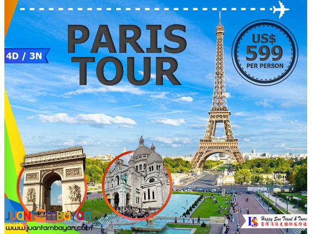 4D3N Paris Tour Package