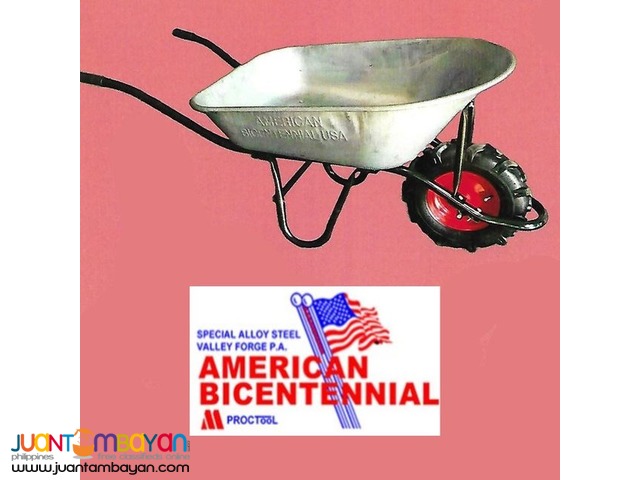 American bicentennial wheel barrow