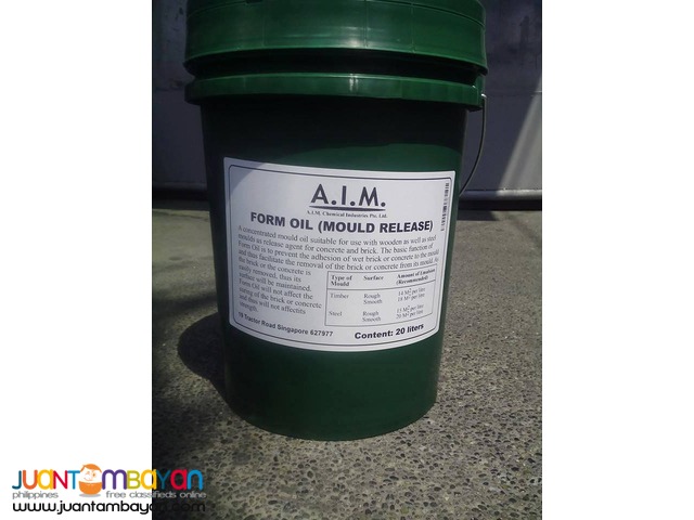 Form Oil (Mould Release) Form Oil (Mould Release)