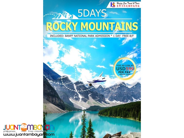 ROCKY MOUNTAINS FREE & EASY PACKAGE