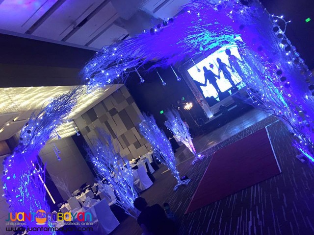 EVENT STYLING - DRAPES - SWAGS - STAGE DESIGN - DANCE FLOOR