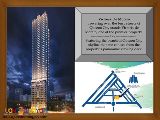 Condominium unit in Tomas Morato Quezon City near ABS CBN