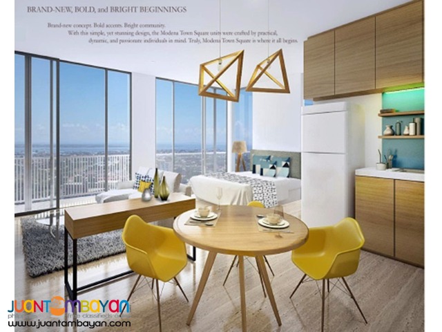 MODENA TOWN SQUARE - Walk-Up Condo Tunghaan, Minglanilla, Cebu