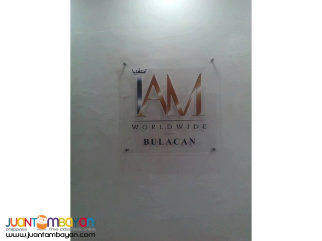 ACRYLIC with STICKER CUT OUT