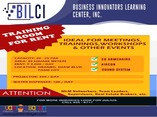 Affordable Training Room for Rent