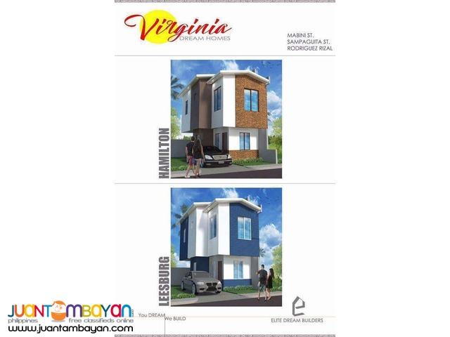 Single House and Lot for Sale in Burgos Montalban near Hiway Virginia
