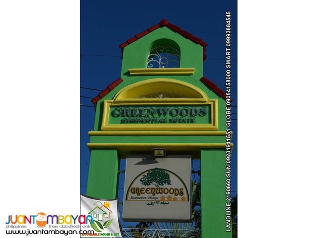 Greenwoods Lot for Sale in Pinagbuhatan Pasig